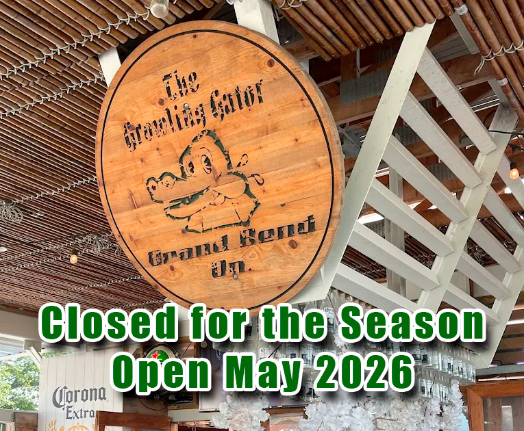 Growling Gator closed notice